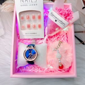 Celestial Watch and Nail Art Beauty Set