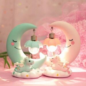 Crescent Moon Decorative Bedside Night Lamp